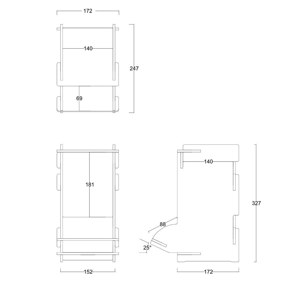Présentoir de produits pour sacs à crottes de chien recyclés: Anglais