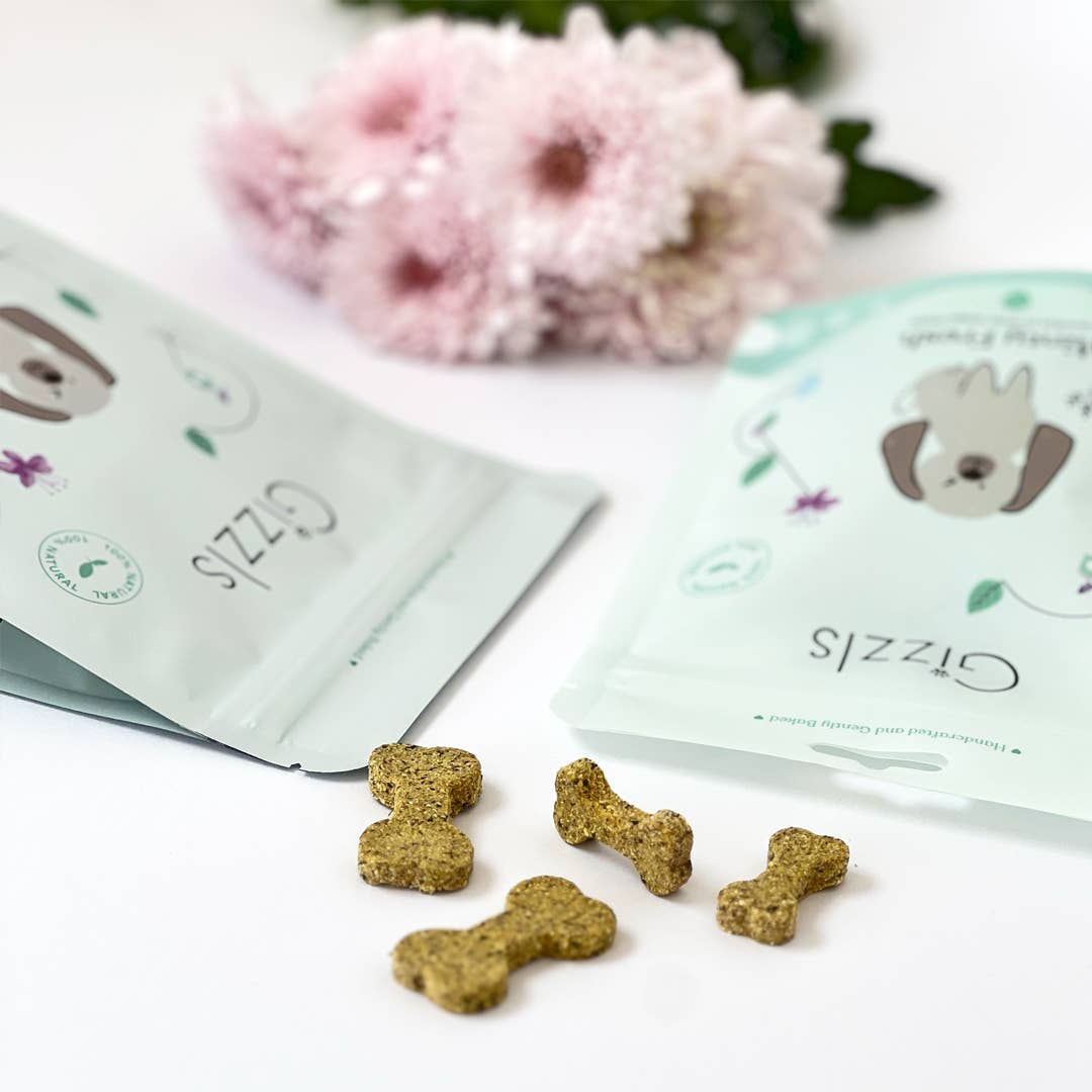 Gâteries Gizzls Minty Fresh pour chiens (200g)