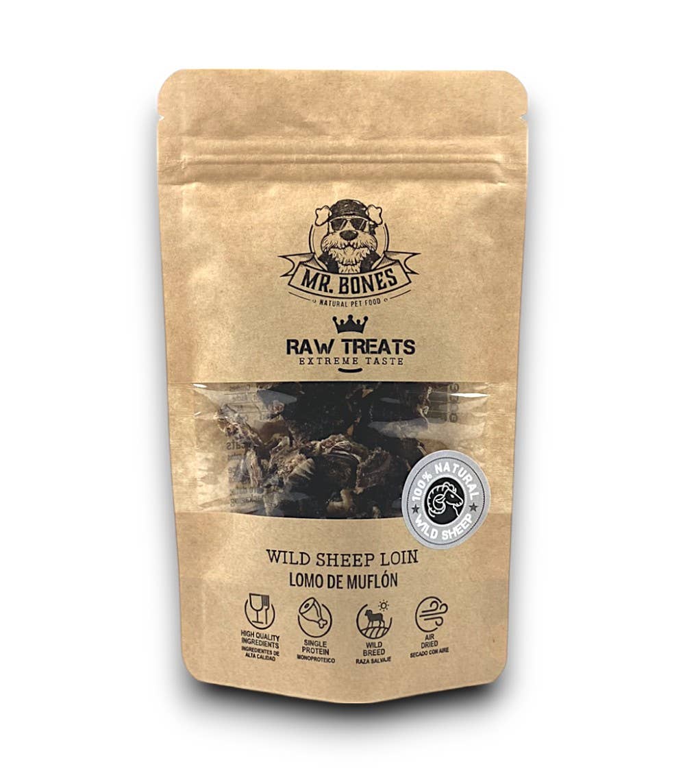 Filet de mouflon Raw Treats - Snack naturel pour chiens et chats