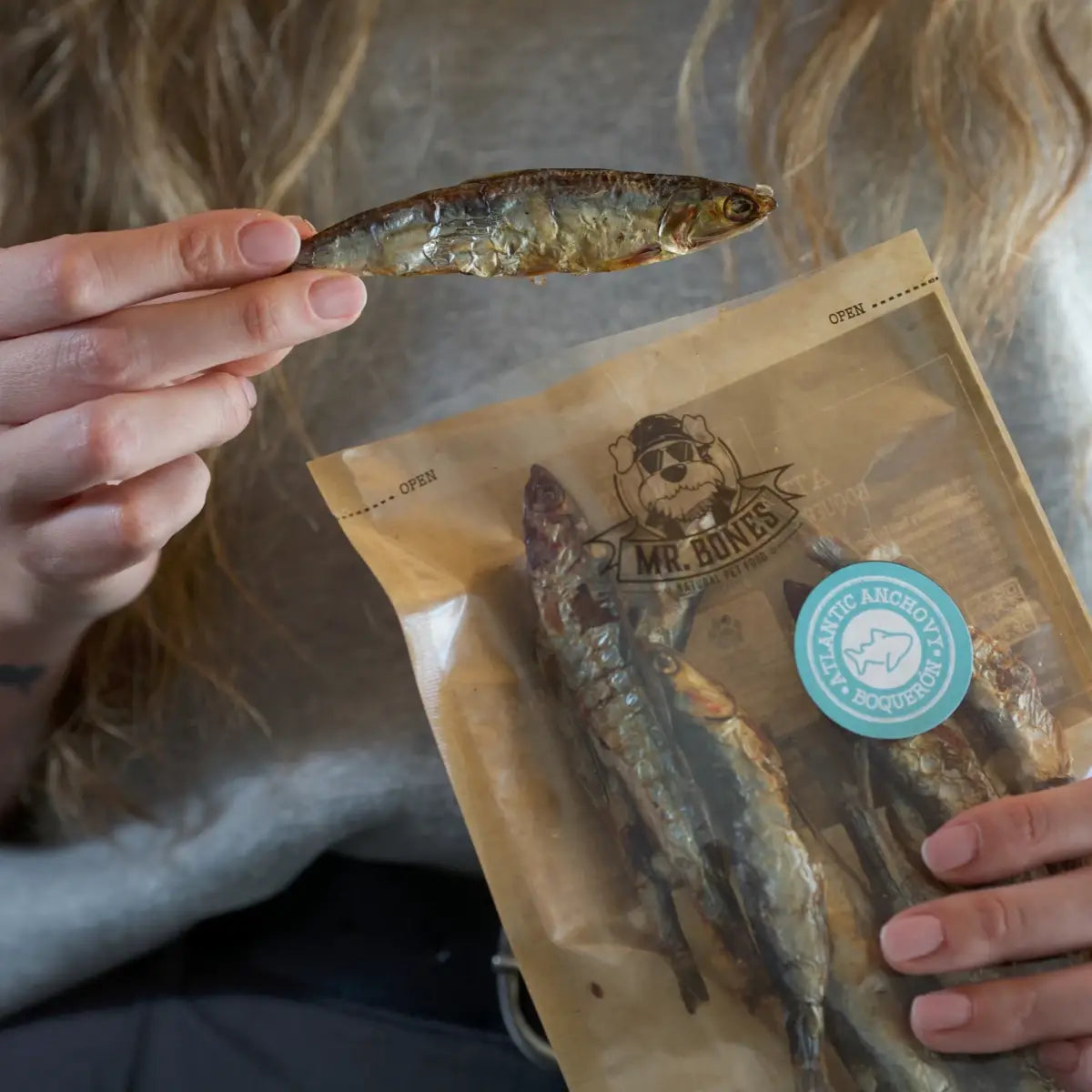 Snack naturel pour chiens et chats - Anchois de l'Atlantique