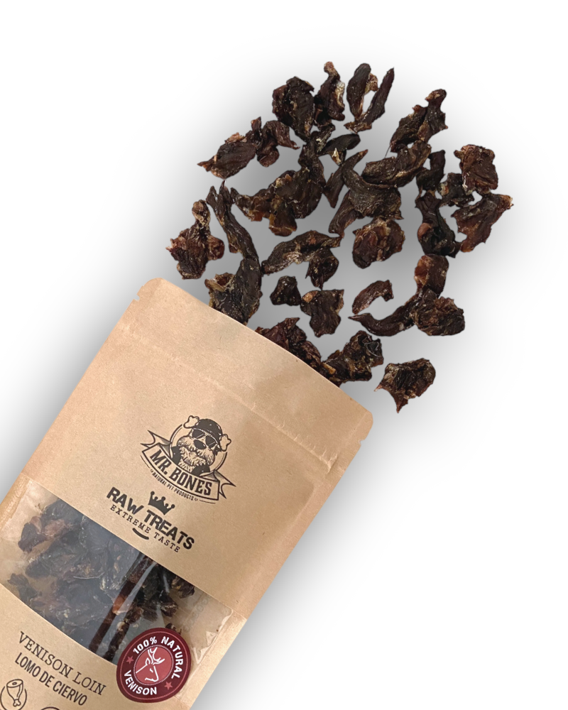 Raw Treats Filet de cerf - Snack naturel pour chiens et chats
