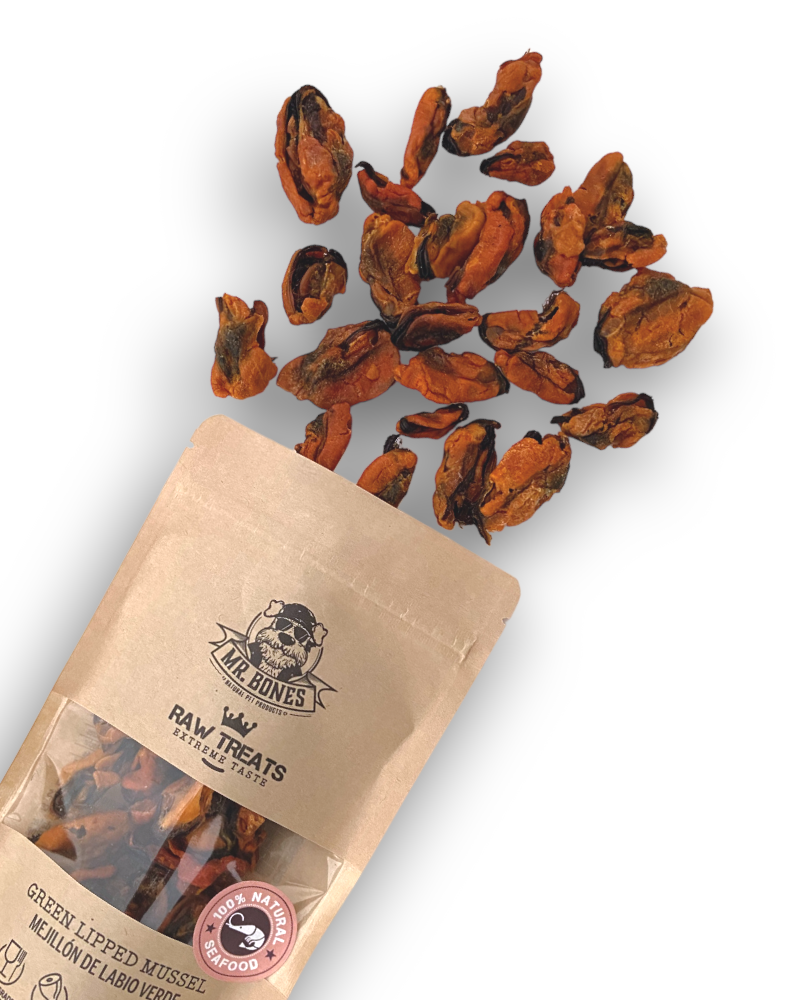 Raw Treats Moule à lèvres vertes - Snack pour chiens et chats