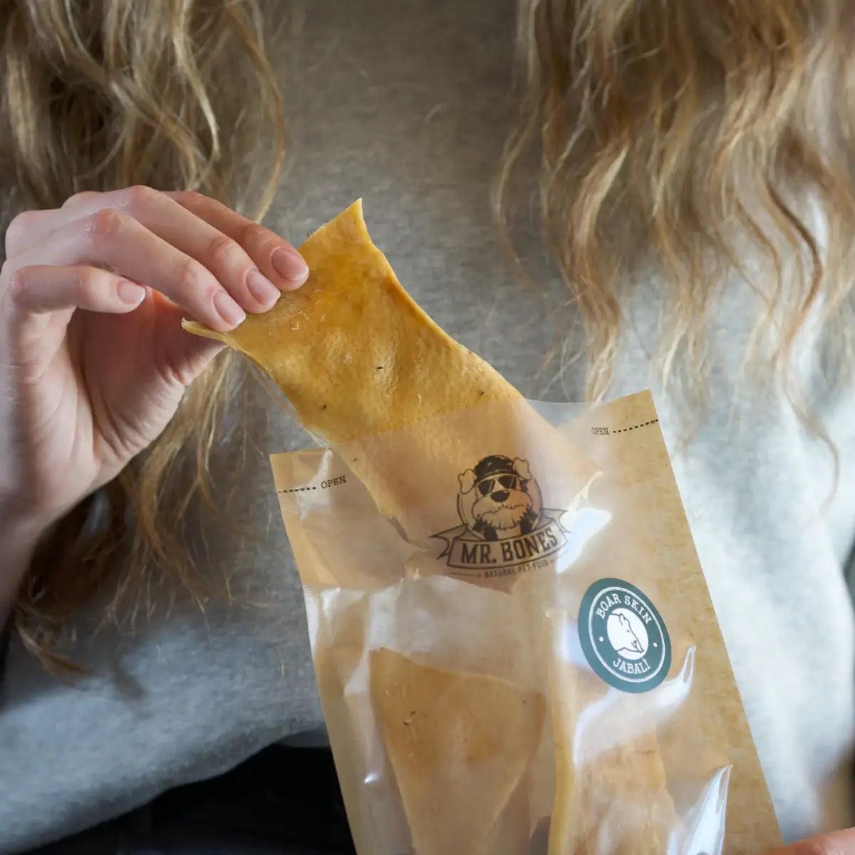 Snack naturel pour chiens - Peau de sanglier