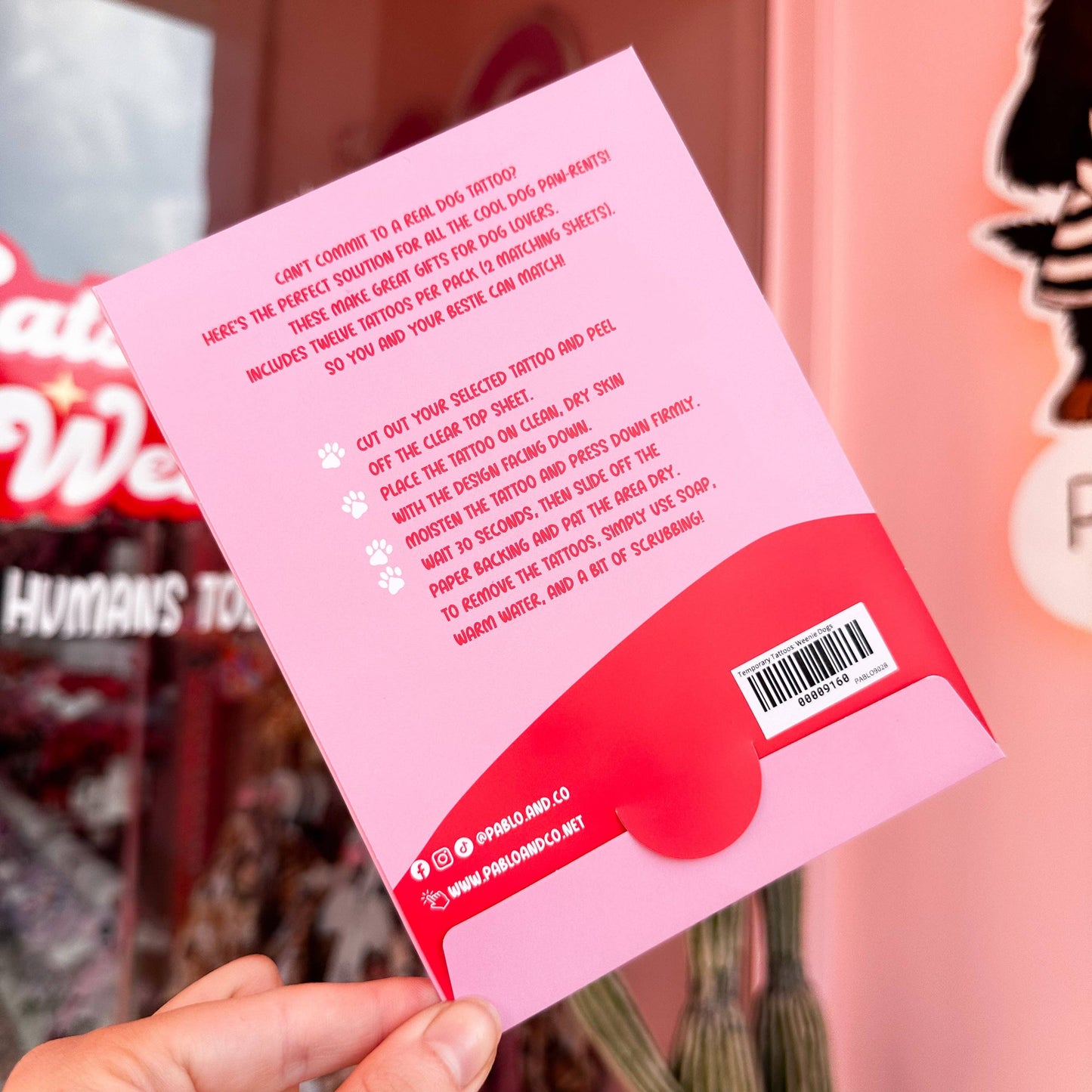 Tatuajes temporales: Weenie Dogs