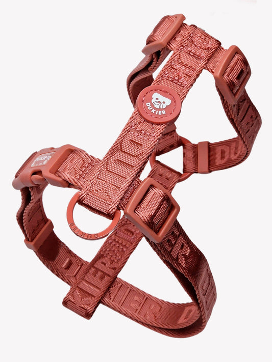 HARNAIS CLASSIQUE POUR CHIEN TERRACOTTA