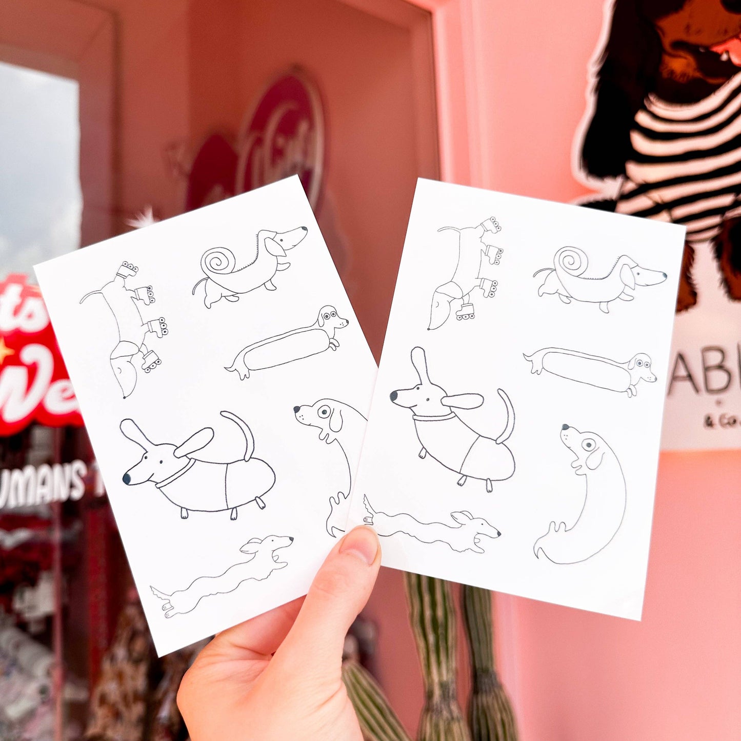 Tatuajes temporales: Weenie Dogs