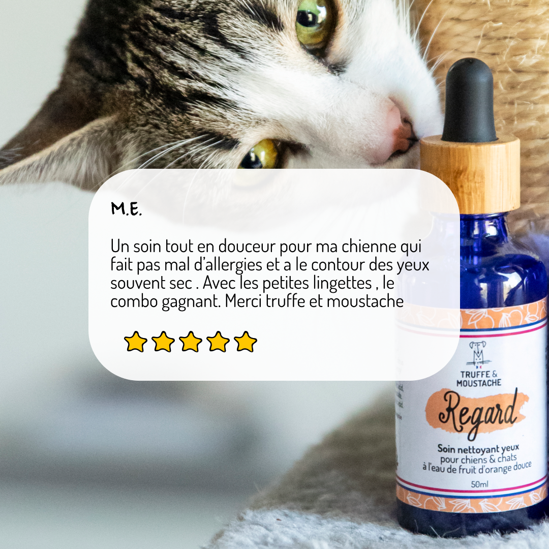 Soin Nettoyant yeux pour chien & chat, "Regard"