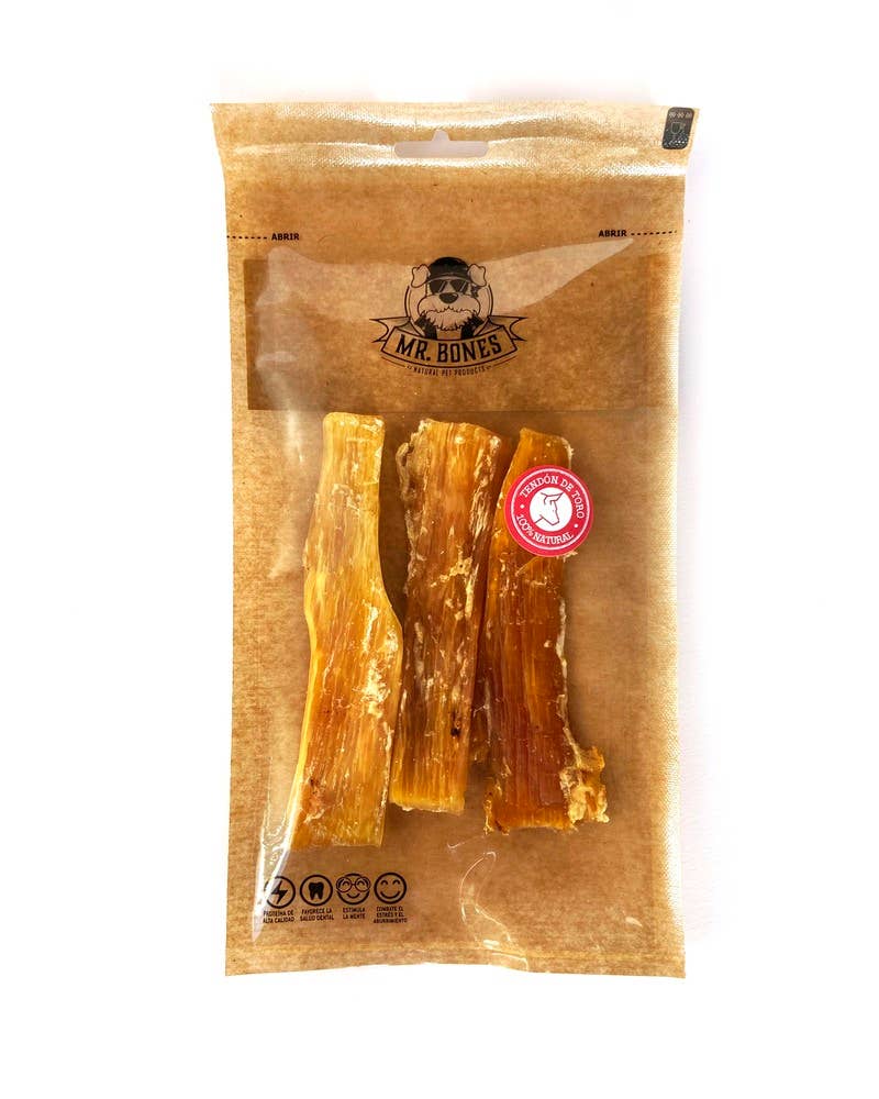 Tendon de taureau - Snack naturel pour chiens