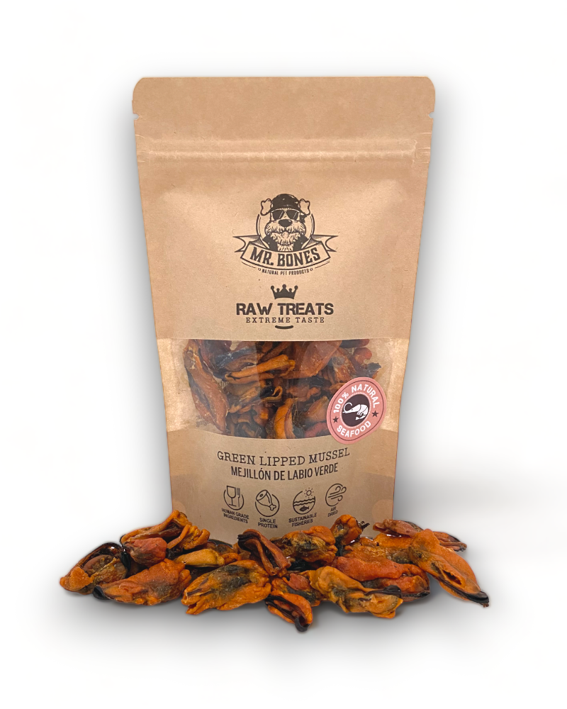Raw Treats Moule à lèvres vertes - Snack pour chiens et chats