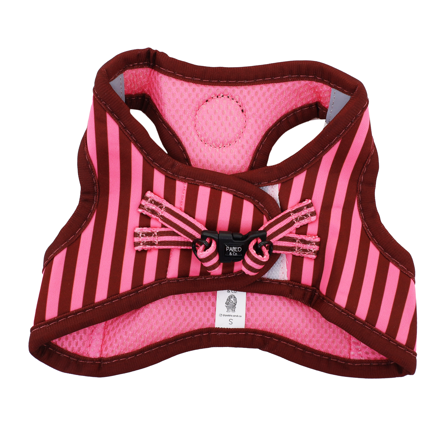 Rayas Ruborizadas: Arnés para Gatos de Paso: M