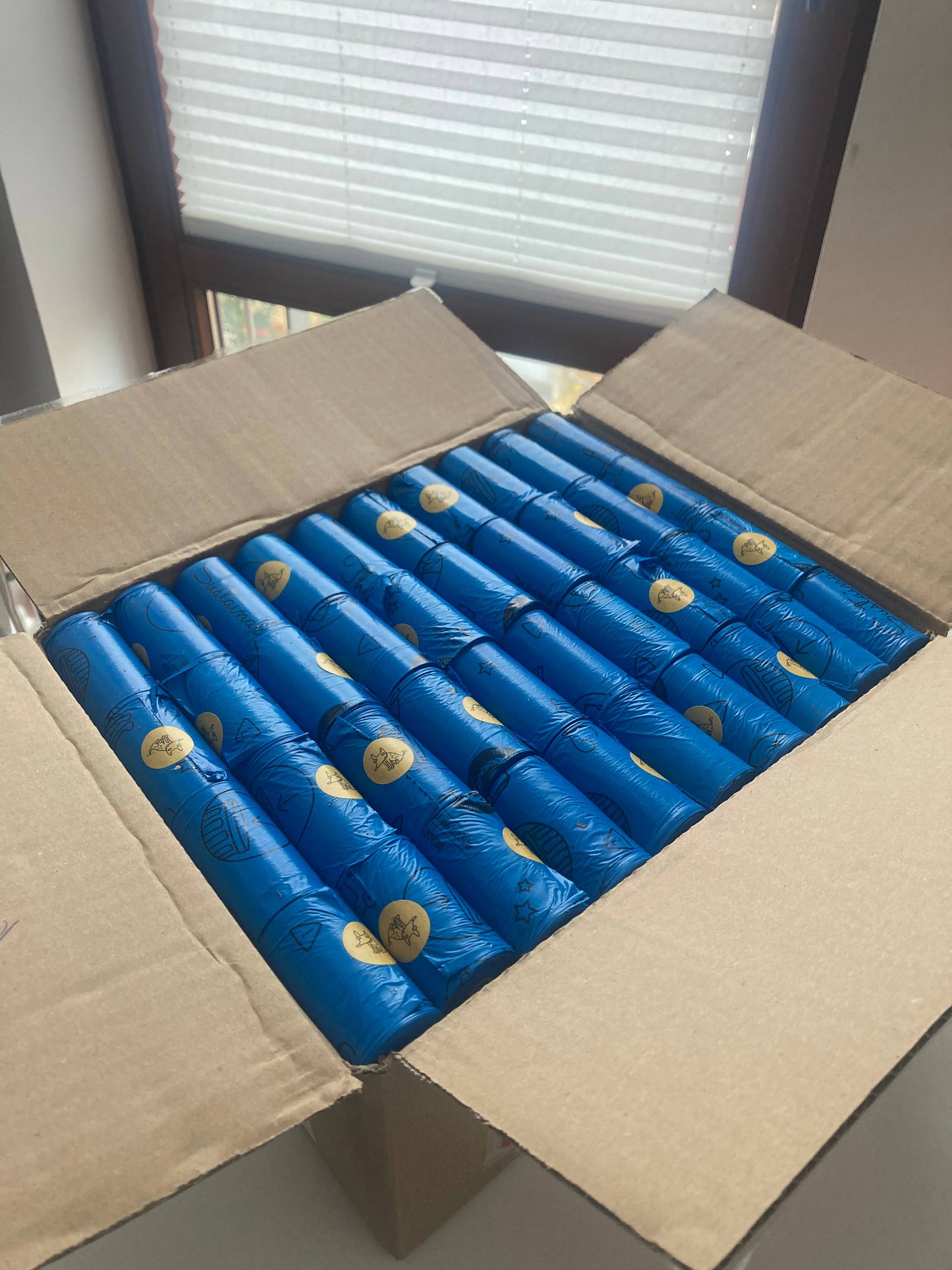 Sacs à crottes recyclés (200 rouleaux en vrac), fabriqués dans l'UE