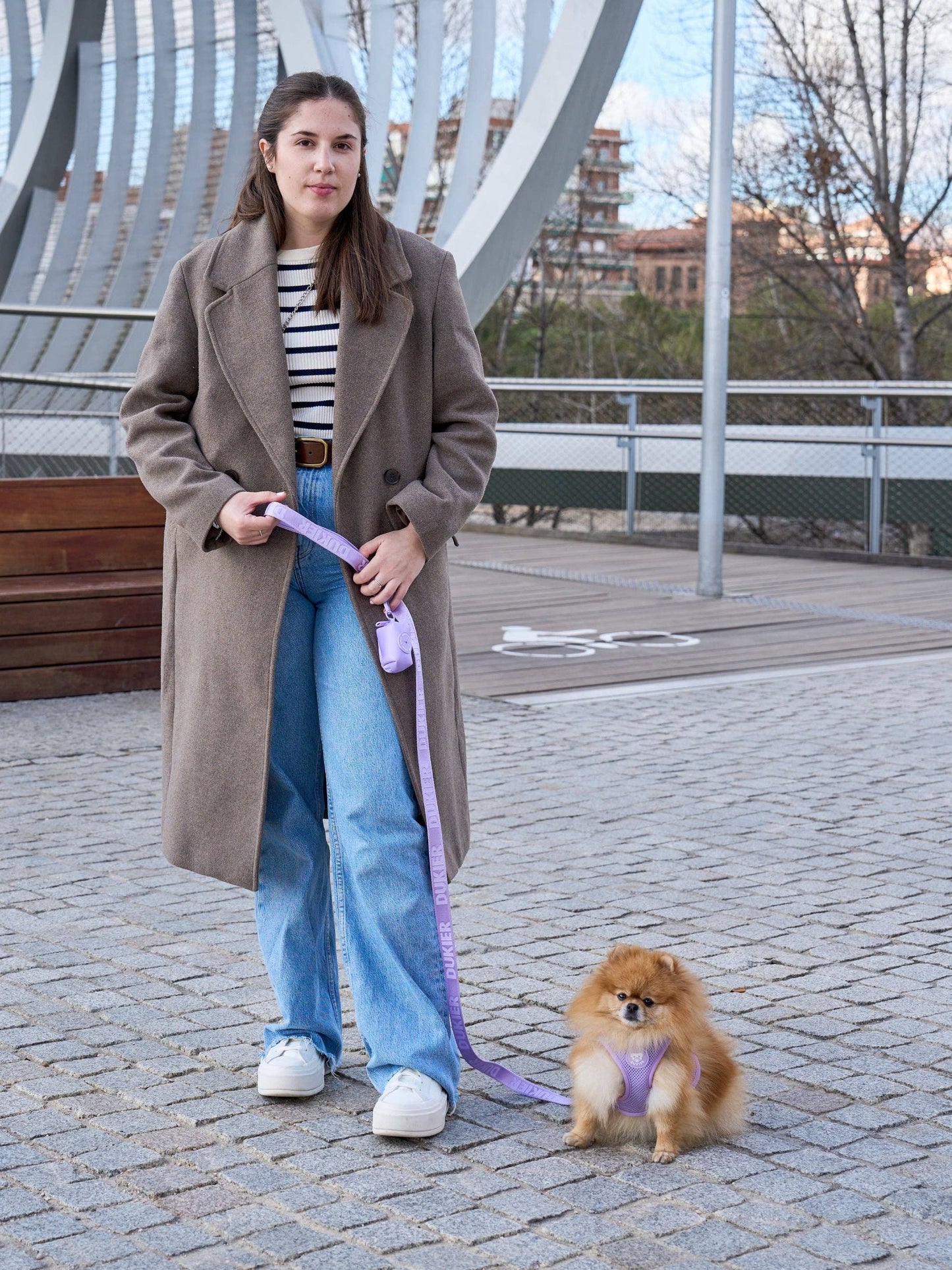 ARNÉS BODY PERRO VIOLET: M