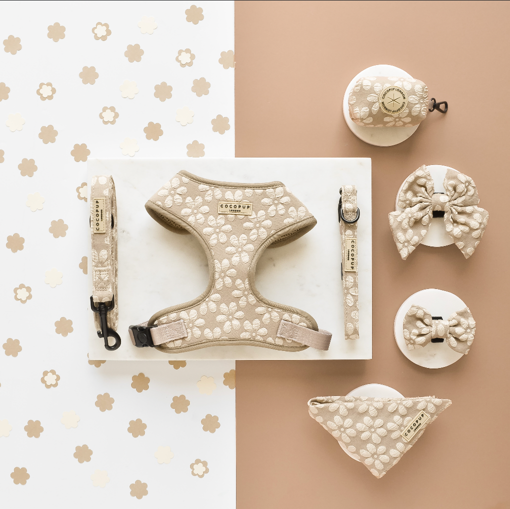 Pañuelo LUXE - Flor mocha