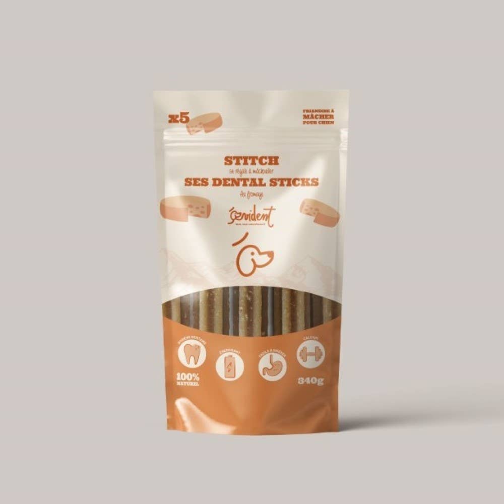STITCH - Palitos masticables dentales para perros: Peso - 300g - Grande