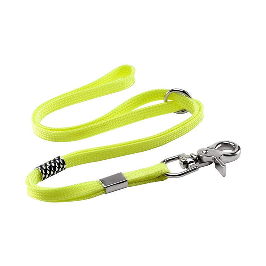 Artero correa ajustable amarilla para peluquería canina