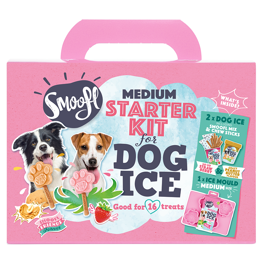 Kit de démarrage moyen pour glace pour chien