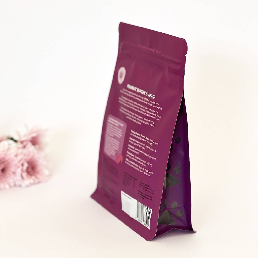Gâteries apaisantes au chanvre Gizzls Soft Bites pour chiens