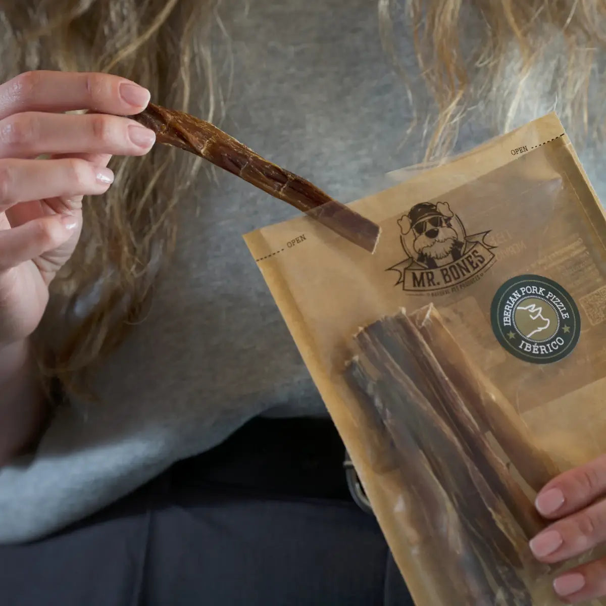 Snack naturel pour chiens - Nerf de porc ibérique