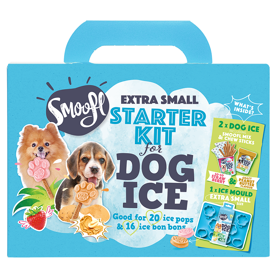 Kit de démarrage extra petit pour glace pour chien