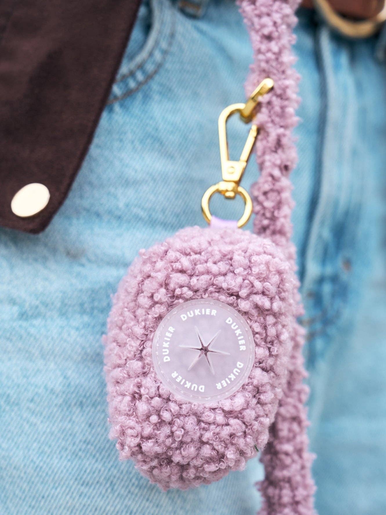 PORTA BOLSAS CACA TEDDY LILAC