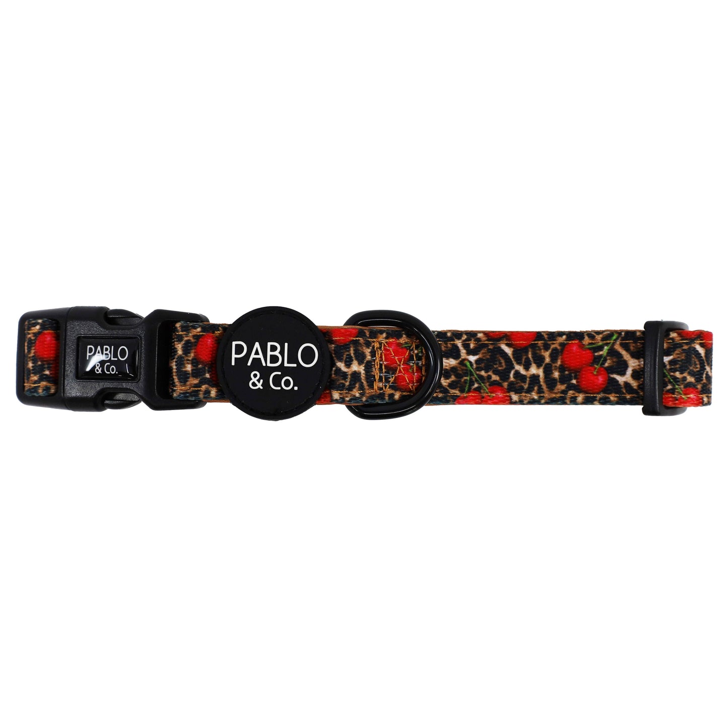 Collier Cerises Léopard: M
