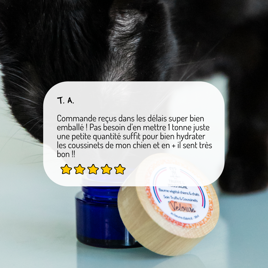 Baume Truffe & Coussinets pour chien & chat, "Velours"